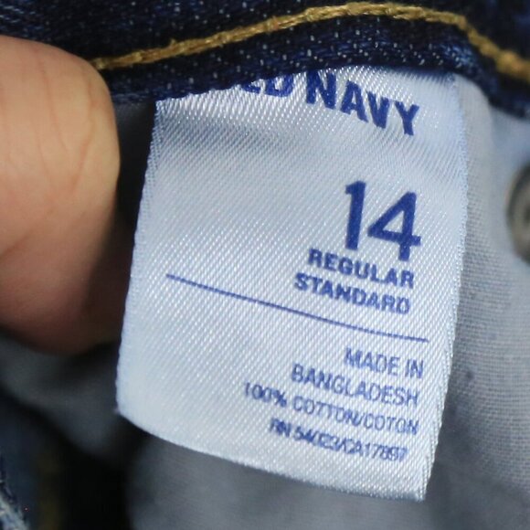 Vintage Old Navy Regular Standard Mid-rise Classic Denim Jeans Size 14 - Picture 6 of 8